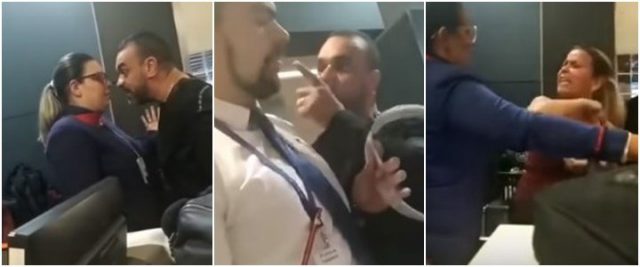 Casal agride funcionários da LATAM e vídeo revolta inteRio Grande do Norteautas - Agora RN