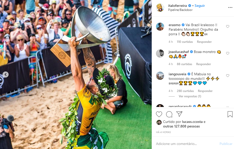 Conheça Ítalo Ferreira, o potiguar campeão mundial de surf - Agora RN