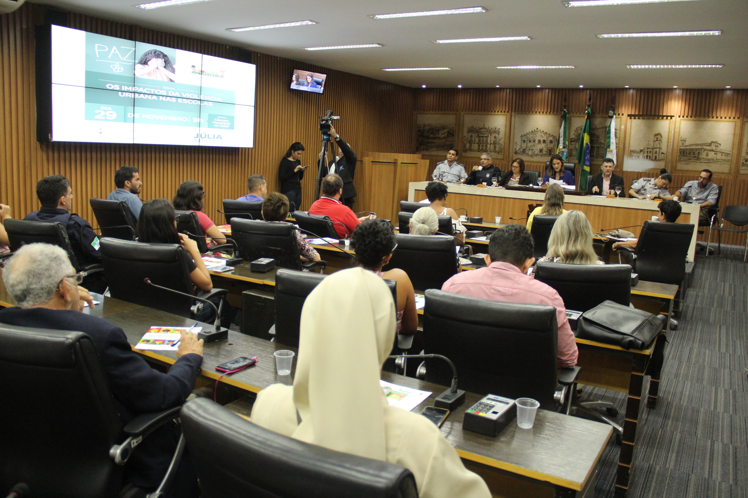 Impactos da violência urbana nas escolas são debatidos Câmara de Natal - Agora RN