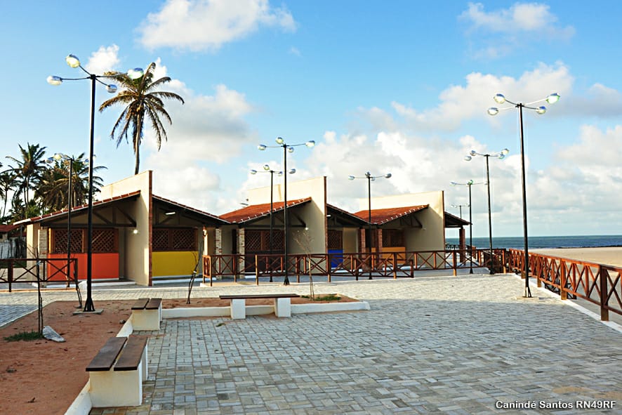 Obras na orla de Pitangui, em fase de conclusão, são cartões postais da cidade - Agora RN