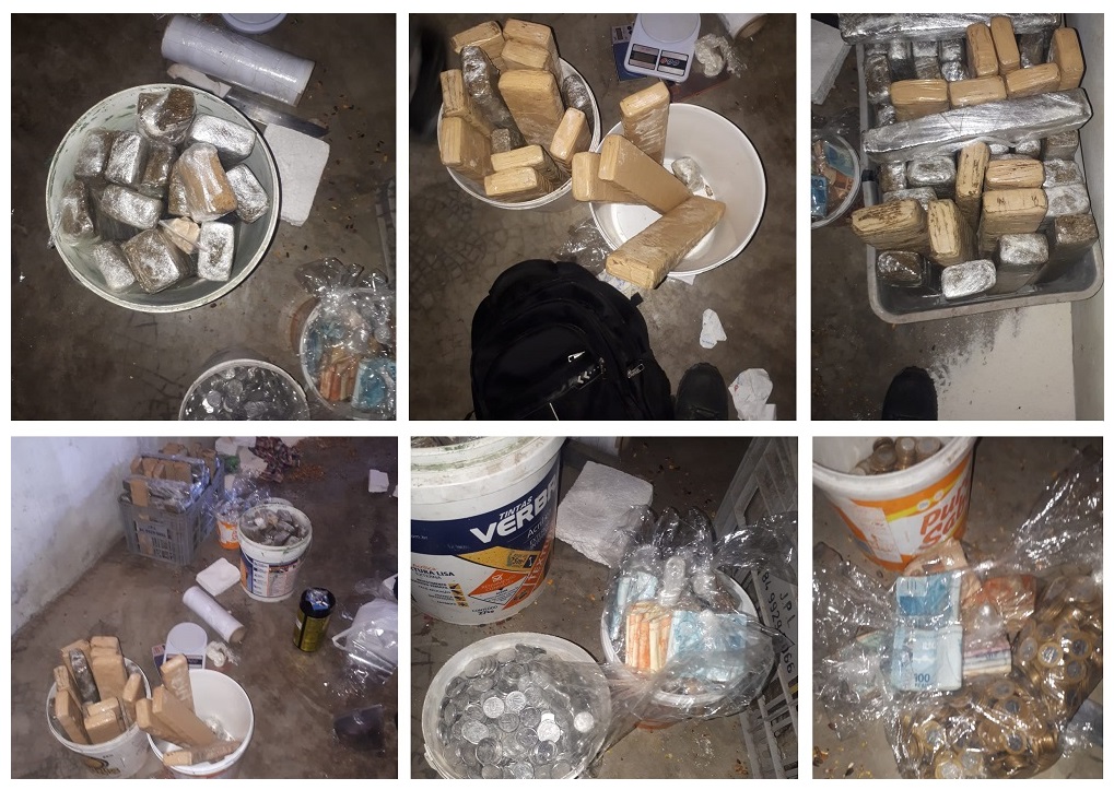 Operação da PM apreende mais de 70 kg de drogas na zona Norte de Natal