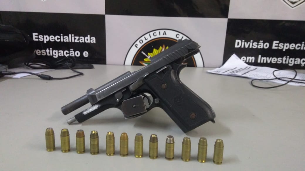 Polícia Civil recupera arma que estava com policial morto em Emaús