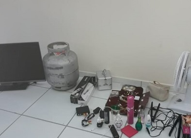 PM recupera produtos de furto e detém suspeitos em Pureza