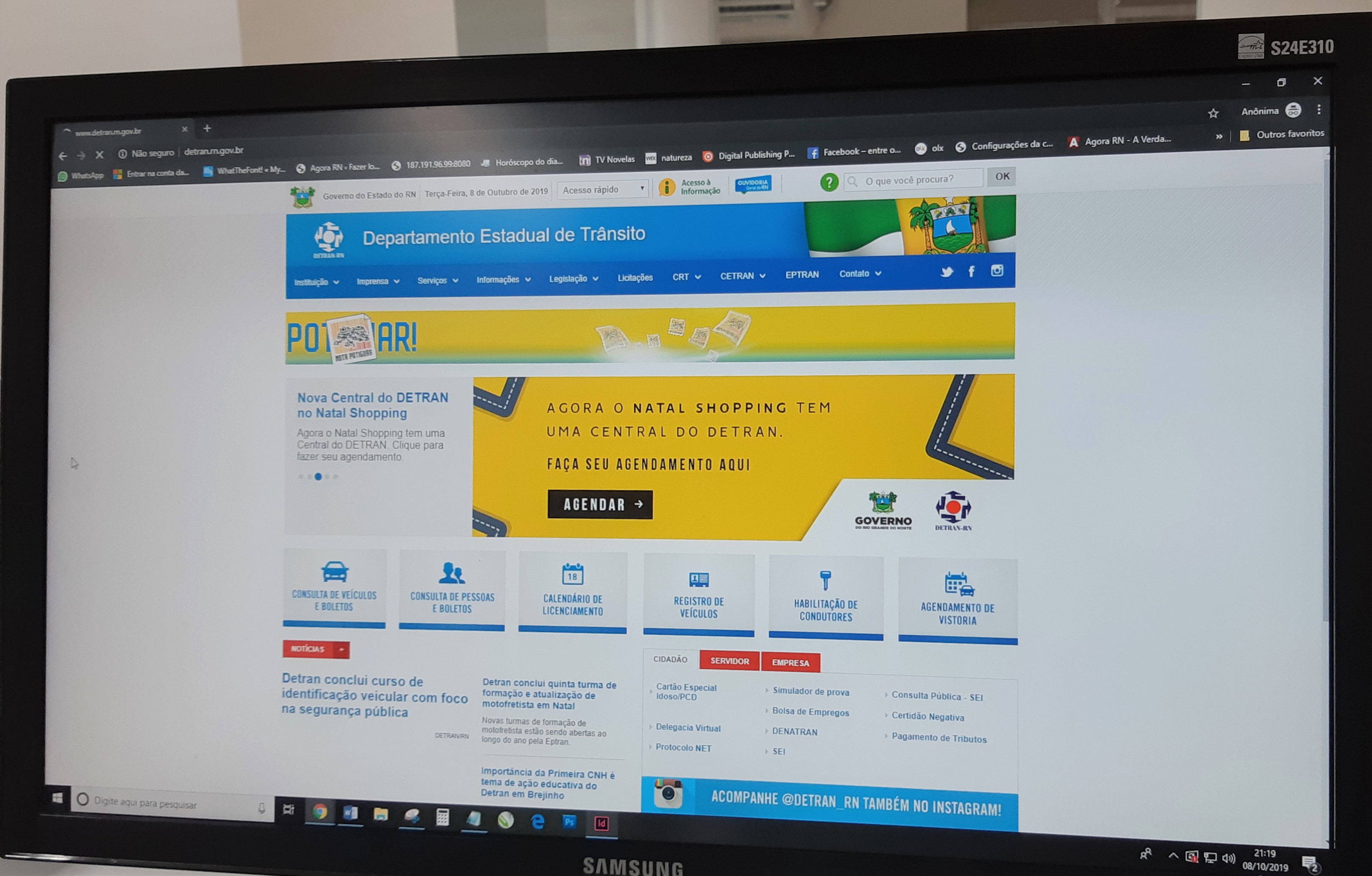 Falha de segurança no Detran-RN expõe na web dados pessoais de 70 milhões - Agora RN