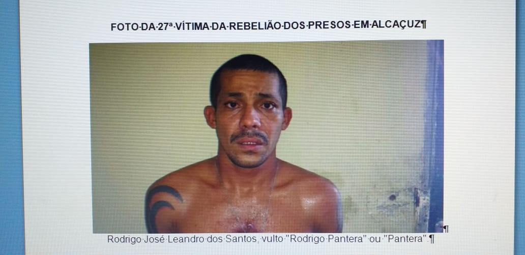 Polícia Civil divulga foto do 27º preso morto no "Massacre de Alcaçuz" - Agora RN