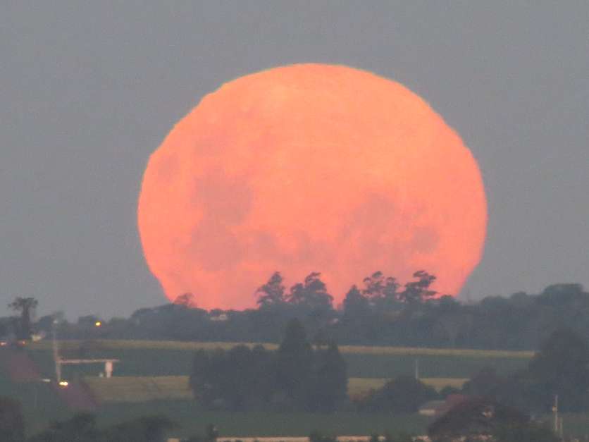 Perdeu a "superlua rosa"? Veja fotos do fenômeno pelo Brasil - Agora RN