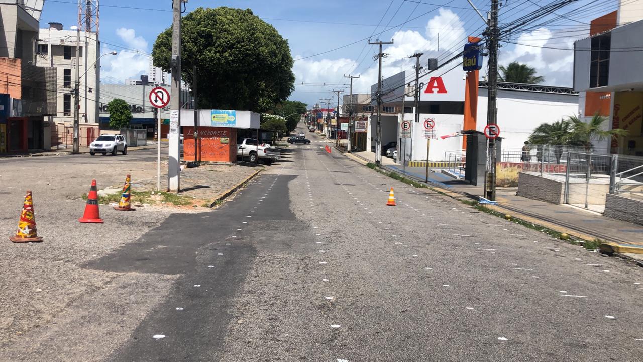 Av. Pres. Bandeira, do bairro Alecrim, fecha trecho na altura da Caixa neste sábado - Agora RN