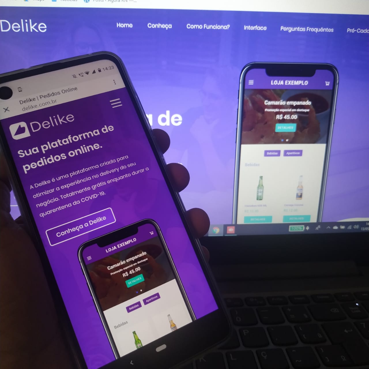Na luta contra o coronavírus, empresa potiguar desenvolve novo delivery gratuito