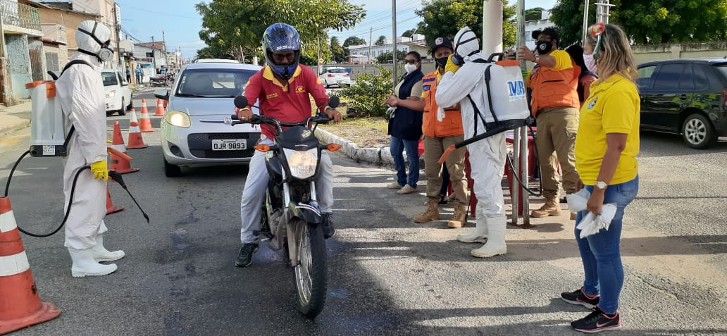 Barreira sanitária disponibiliza testes de Covid-19 para mototaxistas em PaRio Grande do Norteamirim - Agora RN