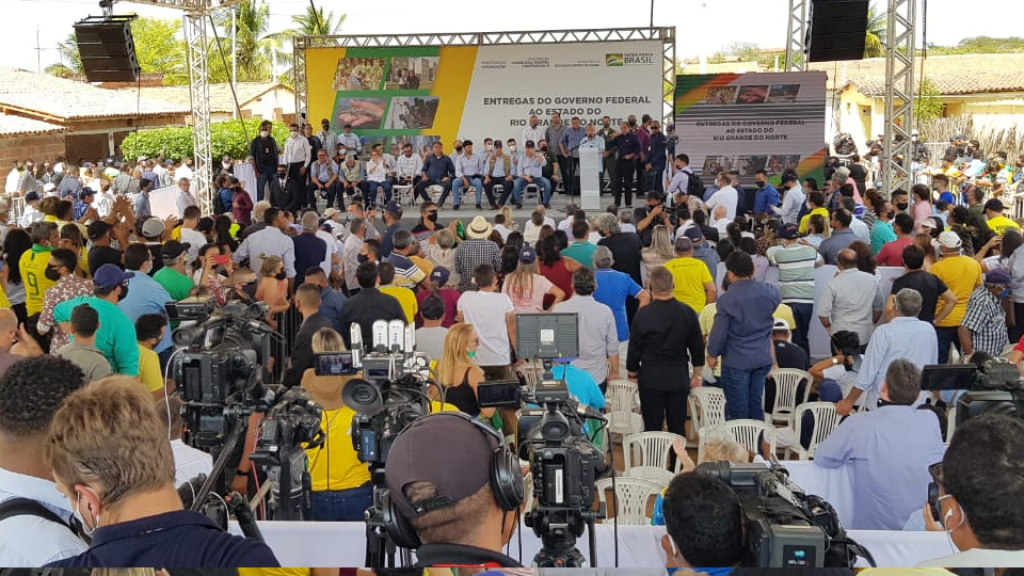 FOTOS: Veja imagens da visita do presidente Bolsonaro ao Rio Grande do Norte - Agora RN