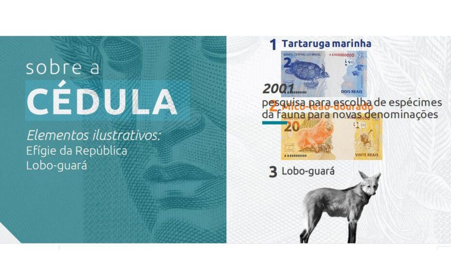 Com imagem do lobo-guará, cédula de R$ 200 entra em circulação nesta quarta-feira 2 - Agora RN