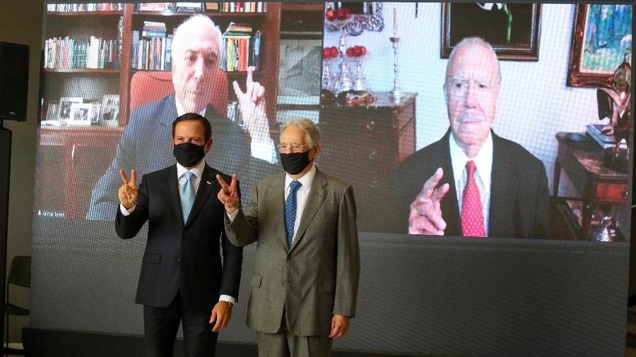 Doria reúne fhc, temer e saRio Grande do Norteey em evento pró-vacina: ‘ato não é político’