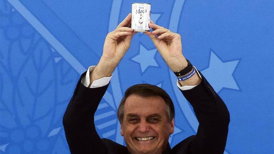 “vai para a p… que pariu”, diz bolsonaro à imprensa sobre leite condensado; veja vÍdeo