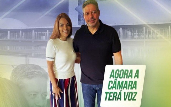 Em postagem, flordelis celebra vitória de arthur lira: “agora a câmara terá voz”