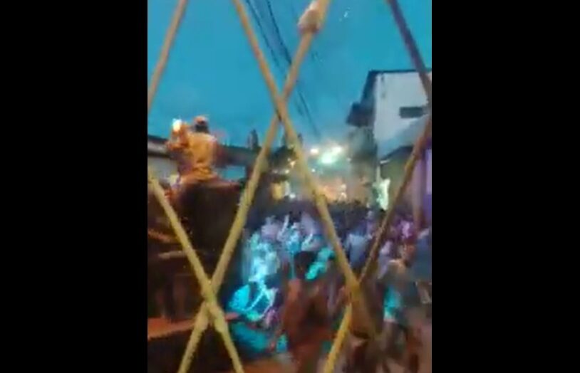 Imagens mostram bloquinho de caRio Grande do Norteaval com aglomeração na zona leste de Natal RN