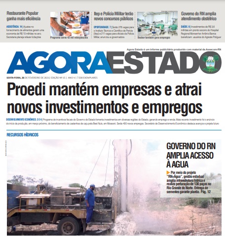 Baixe aqui o pdf do agora estado – ed. 15