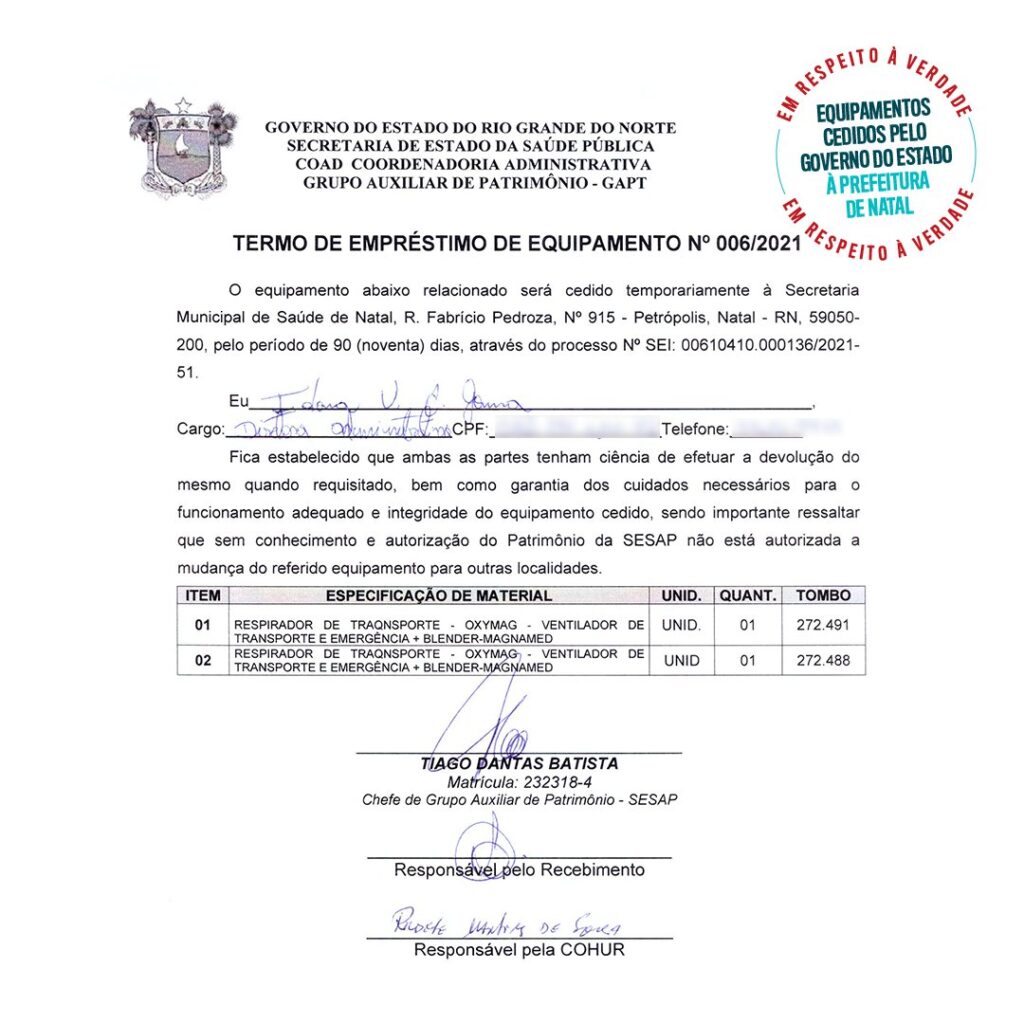 GoveRio Grande do Norteo fátima rebate declarações de Álvaro dias sobre leitos covid em Natal RN: “não correspondem com a realidade”