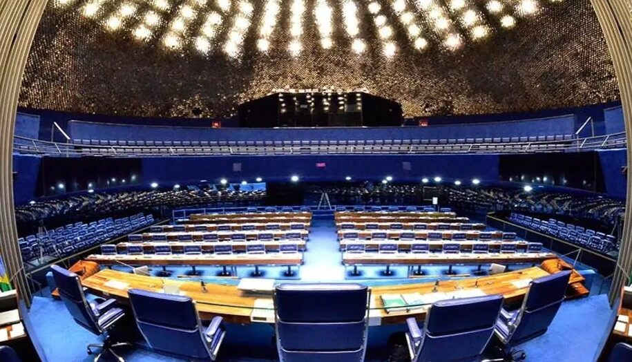 Plenário do Senado Federal durante sessão