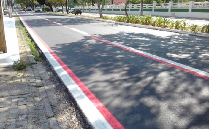 Avenida capitão-mor gouveia ganha faixa compartilhada para ônibus e bicicletas