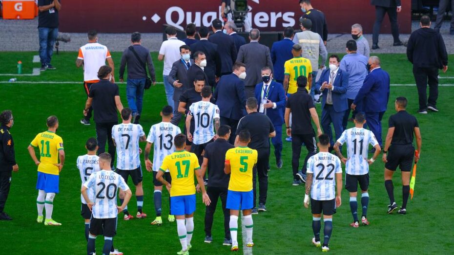 Brasil x argentina interrompido pode nunca mais acontecer e terminar sem resultado; entenda