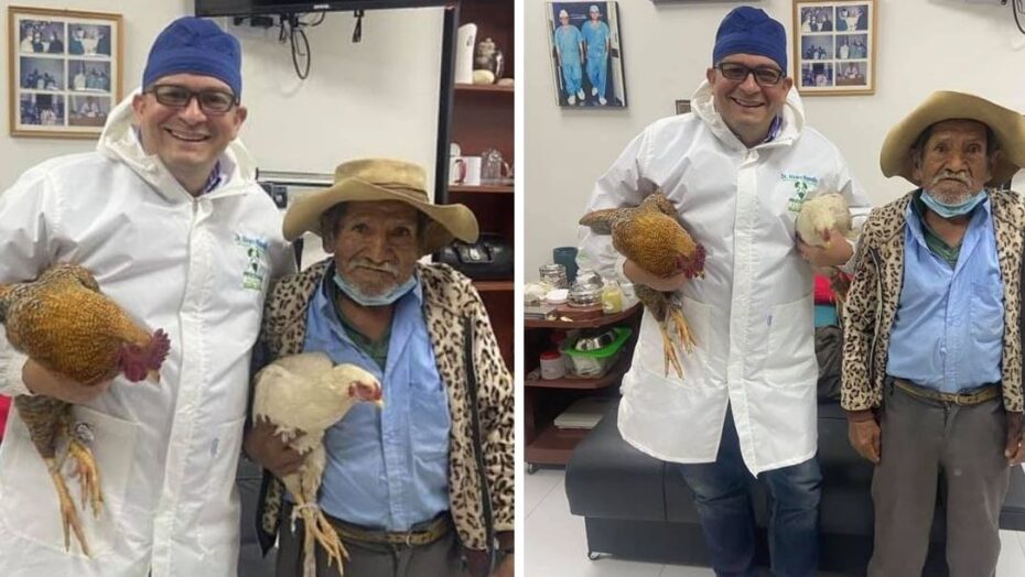 Médico faz cirurgia de graça em idoso de 80 anos que ofereceu 2 galinhas como pagamento | notícias do rio grande do norte Médico faz cirurgia de graça em idoso de 80 anos que ofereceu 2 galinhas como pagamento
