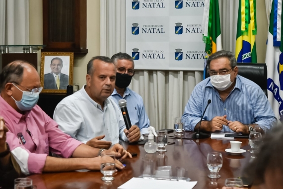 Prefeito Álvaro dias recebe ministro rogério marinho e detalha obras em parceria com mdr