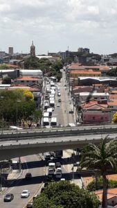 Rodoviários fazem paralisação no baldo; linhas de ônibus da região são afetadas