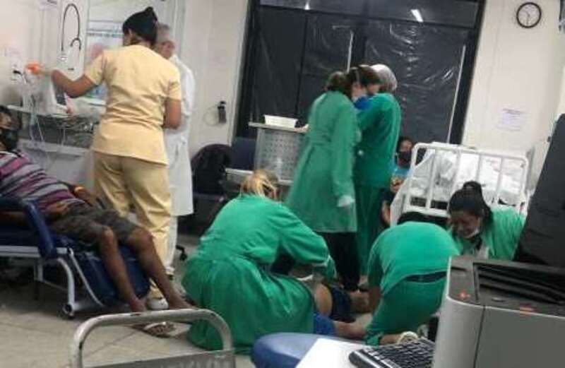 Assistente social do walfredo gurgel diz que paciente foi colocado no chão para ter a vida salva