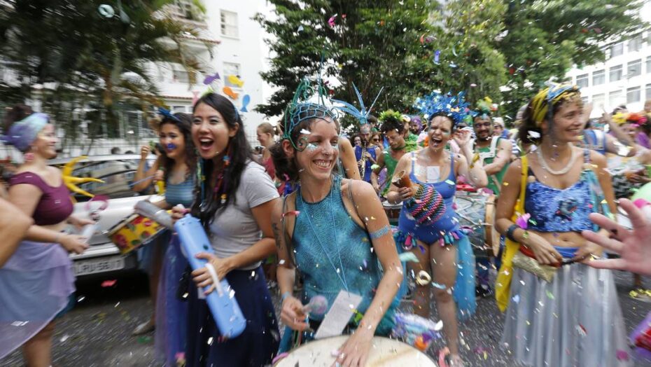 81151436 RI Rio de Janeiro RJ17 02 2019 Carnaval Bloco Pequenos Seres do Mar sai na Rua Gener
