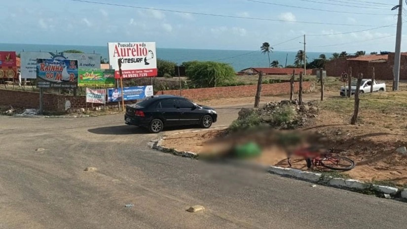 Homem é encontrado morto em via pública em tibau, no litoral do rn | notícias do rio grande do norte Homem é encontrado morto em via pública em Tibau, no litoral do RN - Agora RN