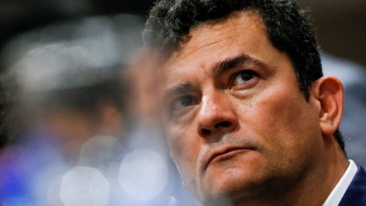 98414462 FILE PHOTO Brazils former Justice Minister Sergio Moro attends the Podemos Party membe