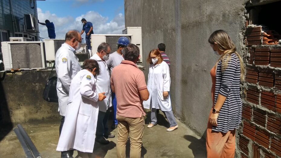 Após as fortes chuvas conselho de medicina fiscaliza hospital deoclécio marques | notícias do rio grande do norte Conselho de Medicina no Hospital Deoclecio Marques 2 1