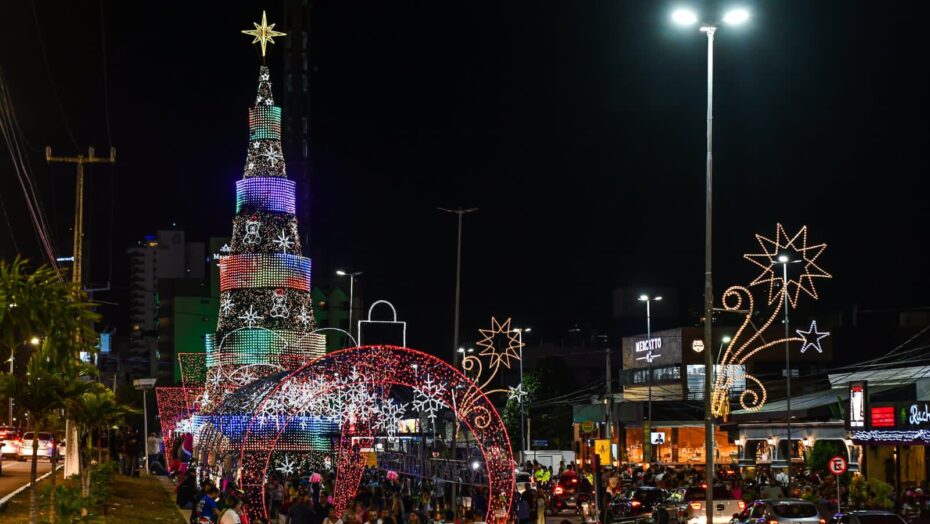 Natal em Natal tem início com acendimento da iluminação natalina em ...