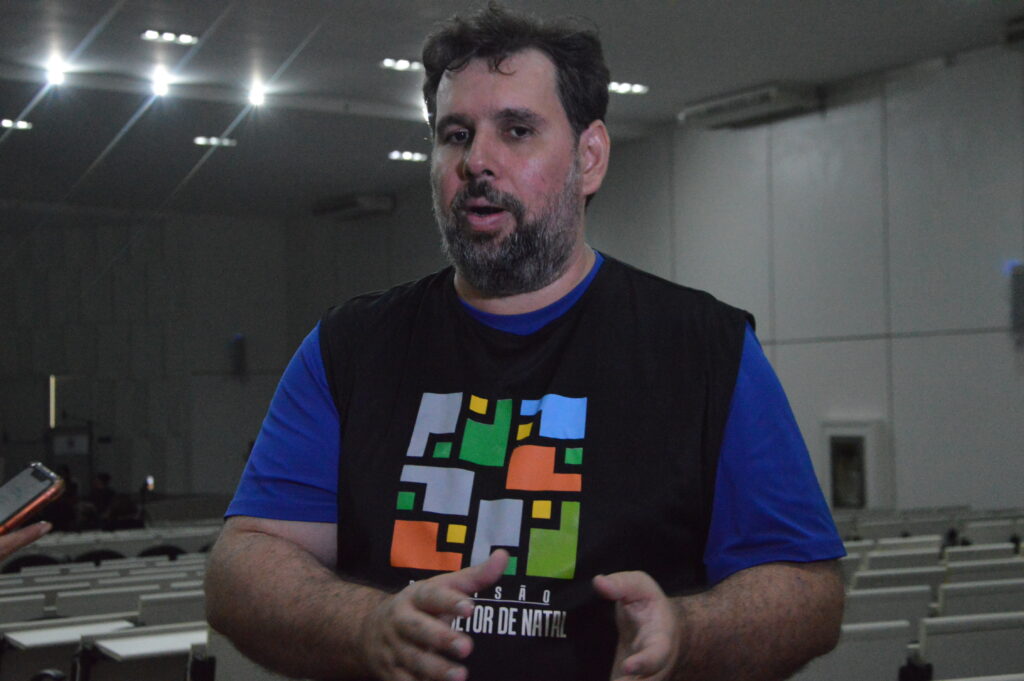 Secretário de Meio Ambiente e Urbanismo de Natal, Thiago Mesquita, fala sobre Plano Diretor. Foto: José Aldenir/Agora RN