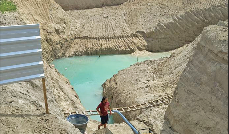 Operários “descobrem” lago azul durante obra em Parnamirim; serviço é  interrompido e local vira ponto turístico
