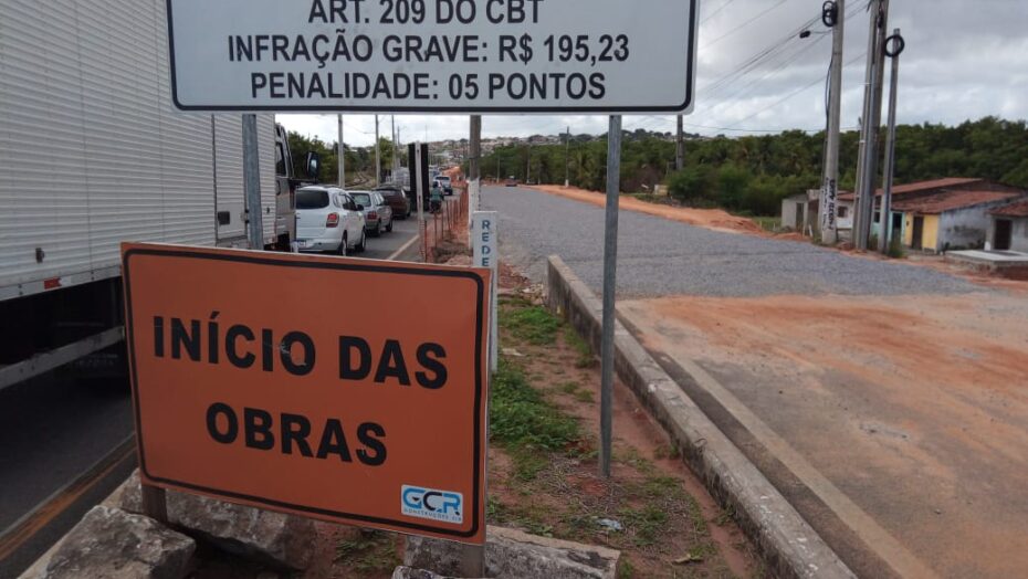 Obras, trânsito e transtorno: carros não autorizados circulam pela via | notícias do rio grande do norte WhatsApp Image 2023 01 23 at 08.39.21