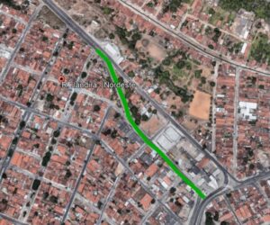 Rua Jandira - entre as ruas Getúlio Vargas e Dr. Mário Negócio, na Bairro Nordeste