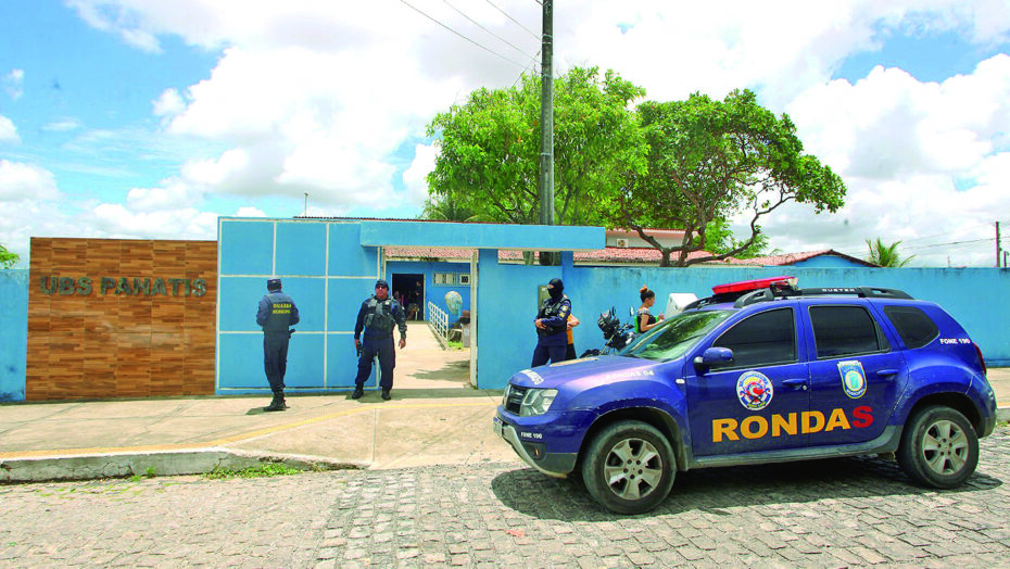 Guarda Municipal no apoio a UBS Panatis foto Alex Regis