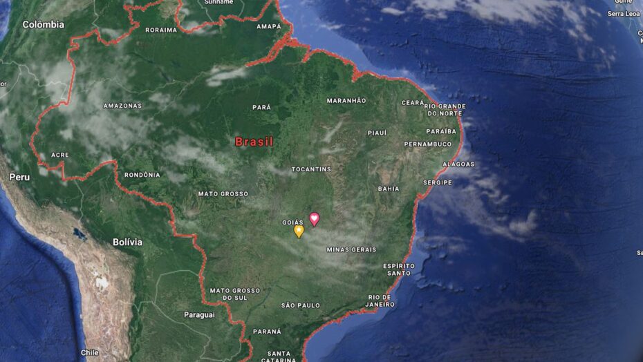 mapa do brasil googlemaps