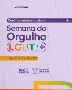 Semana do Orgulho LGBTI+ - Foto: divulgação/Semjidh