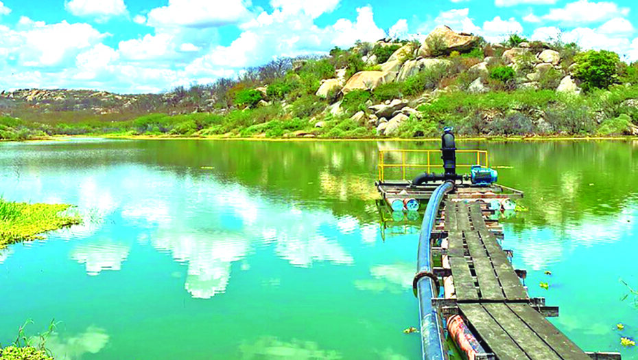 Região do Seridó possui vários pequenos reservatórios privados e públicos. Foto: Codevasf