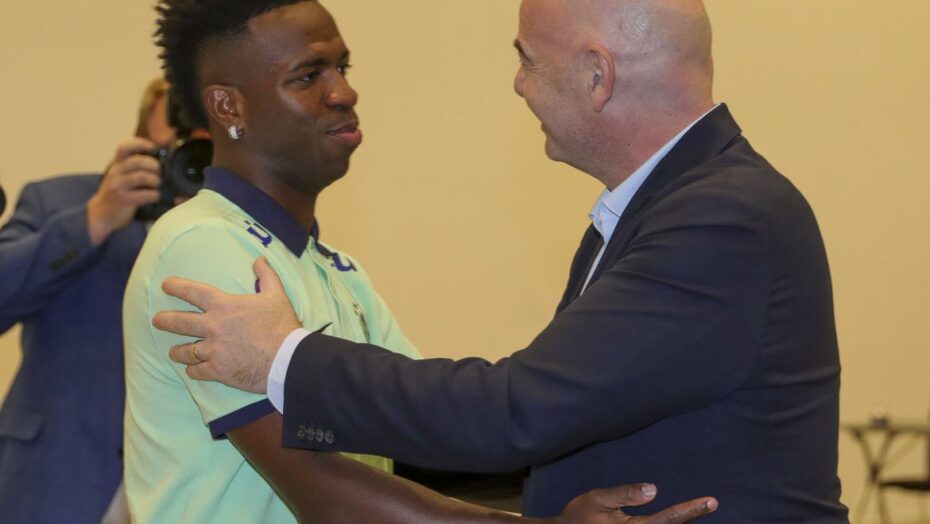 vini jr e infantino visita concentracao