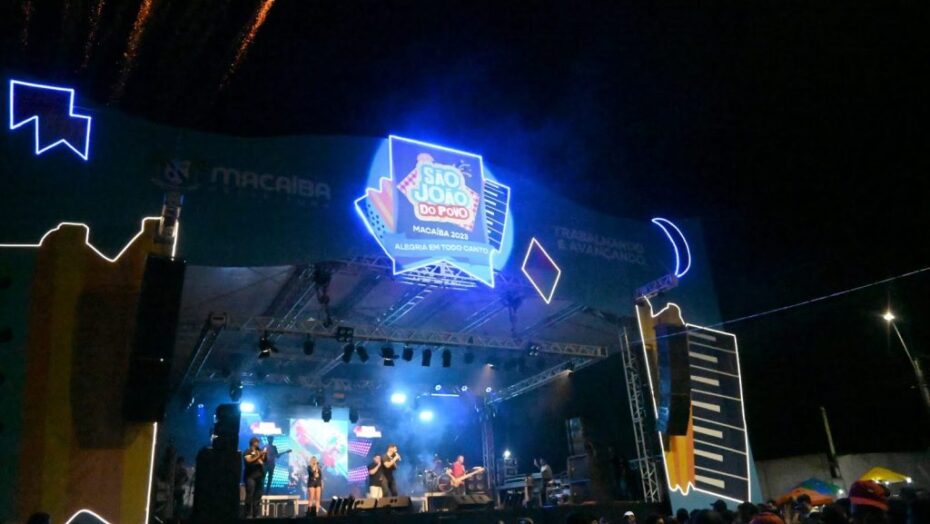 São João do Povo contou com apresentações de artistas macaibenses. Foto: PMM