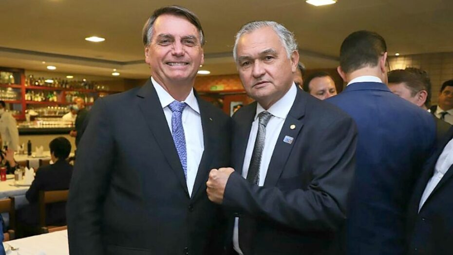 Deputado federal General Girão, pré-candidato a prefeito de Natal, ao lado do ex-presidente Jair Bolsonaro | Foto: divulgação