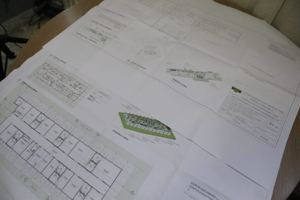 Projeto para o hospital em Caicó. Foto: Raiane Miranda/GoveRio Grande do Norteo do RN