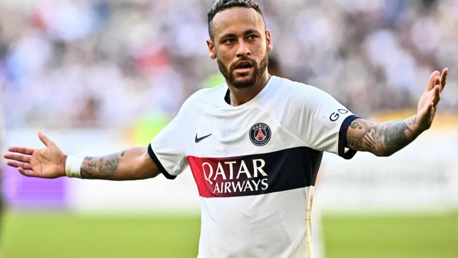 Neymar durante partida do PSG em 2023 / Foto: divulgação