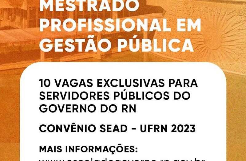 Arte: GoveRio Grande do Norteo do RN