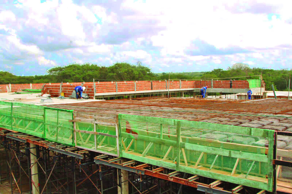 Fase de execução do Hospital Geral está avançando / Foto: Hospital está com construção em São Gonçalo do Amarante / Foto: João FeRio Grande do Norteando - Secom / SGA