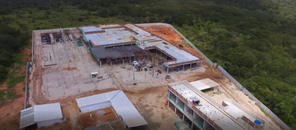 Construção do Hospital Geral de São Gonçalo / Foto: reprodução
