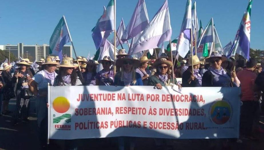 Marcha das Margaridas. Foto: Divulgação Fetarn
